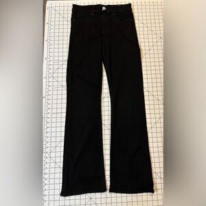 NWT Kut From The Kloth Women’s Size 6 Black High Rise Fab Ab Baby Bootcut Jeans